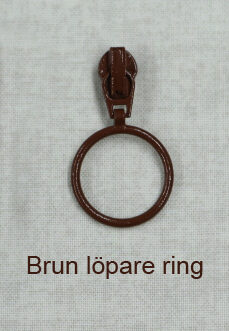 YKK Löpare Brun Ring
