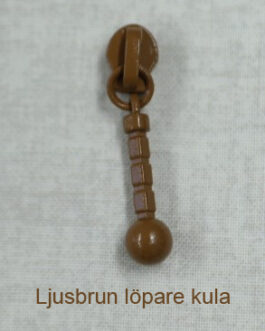 YKK Löpare Ljusbrun Kula