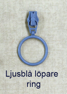 YKK Löpare Ljusblå Ring
