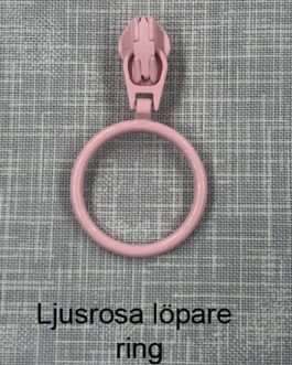 YKK Löpare Ljusrosa Ring