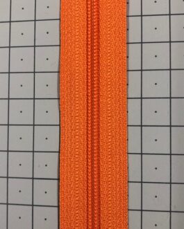 Dragkedja på metervara Ljus Orange